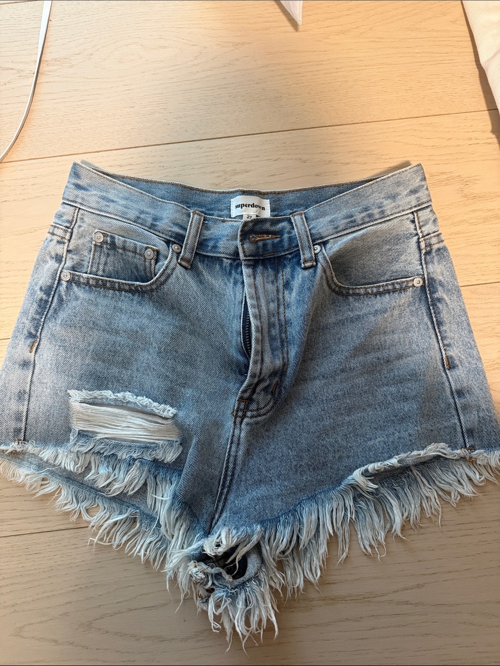 Super down Jean shorts